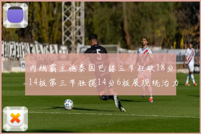 内线霸主施泰因巴赫三节狂砍18分14板第三节独揽14分6板展现统治力
