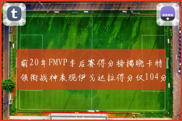 前20年FMVP季后赛得分榜揭晓卡特领衔战神表现伊戈达拉得分仅104分